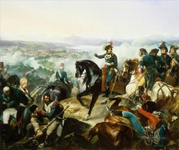 Clásico Painting - Bataille de Zurich el 25 de septiembre de 1799 La batalla de Zurich por Francois Bouchot Guerra militar